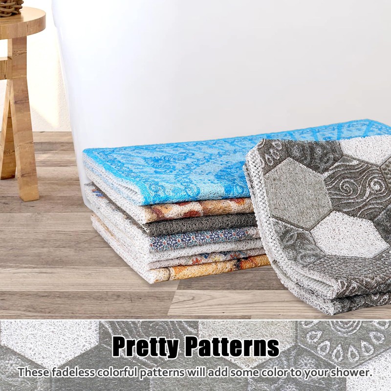 Shower Mat Non Slip - 24x36 Inch Shower Mats for