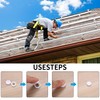 250 Pcs Plastic Screw Cover Caps for Screws, Plastic White