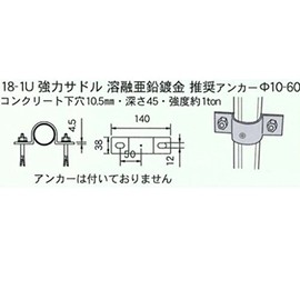 Pipe Stop Saddle for Single Pipe Connection 18-1U Joint Industry