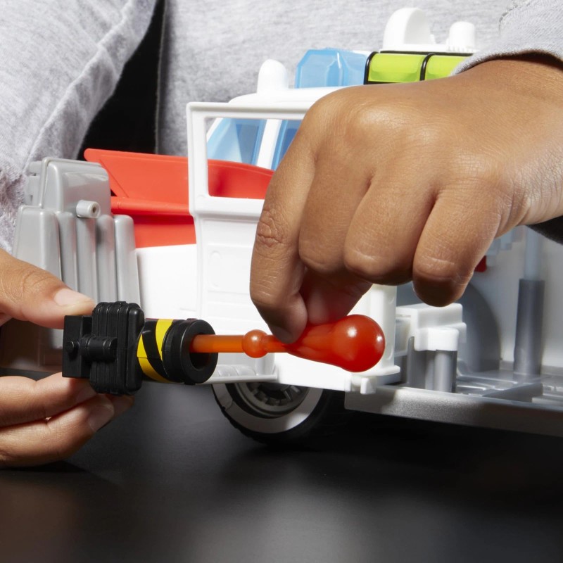 Ghostbusters Ecto 1 Vehicle Toy with Slimer Accessory for Kids