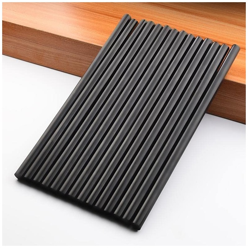 Mini Black Hot Glue Gun Sticks 40 PCS 8" Long