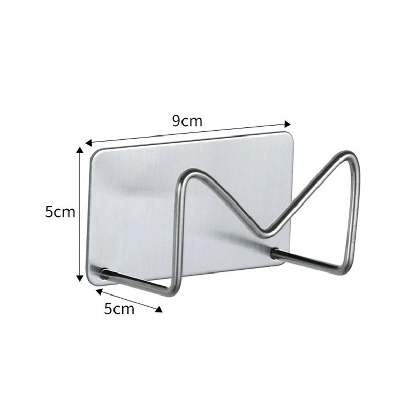 Wall-Mounted Styling Tool Holder for Bathroom – Self-Adhesive Storage Rack