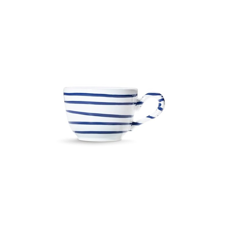 GMUNDNER KERAMIK Dark Blue Flamed Coffee Cup 0.19 L Handmade
