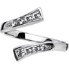 Body Candy 925 Sterling Silver Cubic Zirconia Classic Wrap Toe