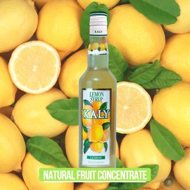 Brazilian Syrup - Natural Lemon Flavor - Syrup Bottle, Pancakes, for Drinks, Tropical, Natural Fruit, Cocktails, Great For Alcoholic And Non-Alcoholic Drinks, Gluten-Free, Kosher, Non-GMO, Gluten Free, Allergen Free, Dairy Free - 700 Ml / 23.7 Fl Oz - KA