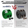AUTMATCH Winch Cable Hook Stopper (2 Pack), Silicone Rubber Winch