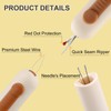 Automatic Needle Threaders Seam Ripper, Upgraded 3 in 1 Sewing