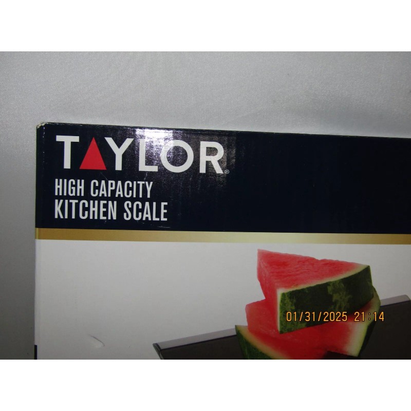Taylor High-Capacity 33 lb Digital Kitchen Scale and Food Scale,