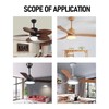 4 Inch Ceiling Fan LED Light Replacement, 15W 3000K 4000K