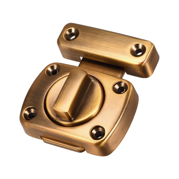 sourcing map Rotate Bolt Latch, 55x40mm Zinc Alloy Gate Latches