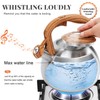GGC Tea Kettle for Stove Top, 3.1QT/3L Whistling Tea Kettles
