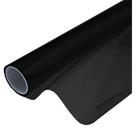 VViViD Dark Black Adhesive Headlight Wrap Wet Tinting Vinyl 16 Inch x 48 Inch Roll (1 Roll Pack)