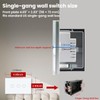 1000W Touch Light Switch No WiFi,4.65 × 2.83 × 1.34