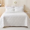 EVENHUG King Size Quilt Bedding Sets with Pillow Shams Soft
