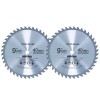 Wadoy 9 Inch Table Saw Blade, (2 Pack) 9" Circular