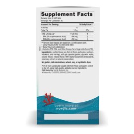 Nordic Naturals Ultimate Omega Teen 2x 1120mg, 60 Cáp Fresa