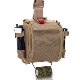 Elite Bags QUICKAID'S Medical Leg Support with Molle System (Braun Coyote)