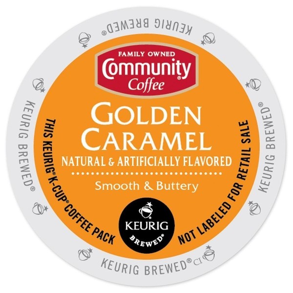 Community Coffee Keurig Golden Caramel K-Cup Pods 12Ct