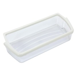 HECASA WPW10321304 W10321304 Refrigerator Door Shelf Compatible with Whirlpool KitchenAid Kenmore Maytag Amana Ikea Inglis Estate Clear Fridge Door Bin Shelf WSF26C2EXF01 WRS325FDAM04 Replacement