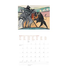Picasso 2025 - Wall Calendar - Brochure Calendar - 30 x 30 - 30 x 60 Open - Art Calendar