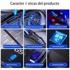 Guibell Mouse Gaming con Cable 3200 dpi,Luces LED 7 Modos,Negro
