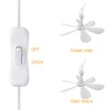 RITPHI USB Powered Small Ceiling Fan 6 Blades Quiet DC