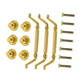 SHINEOFI 3pcs Elegant Cabinet Door Handle Durable Pull Handles for Closets Dressers and Furniture Classic Style for Home Decor Enhancement