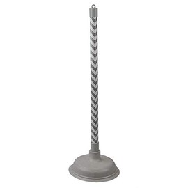 Home Basics Force Cup Rubber Plunger, Gray