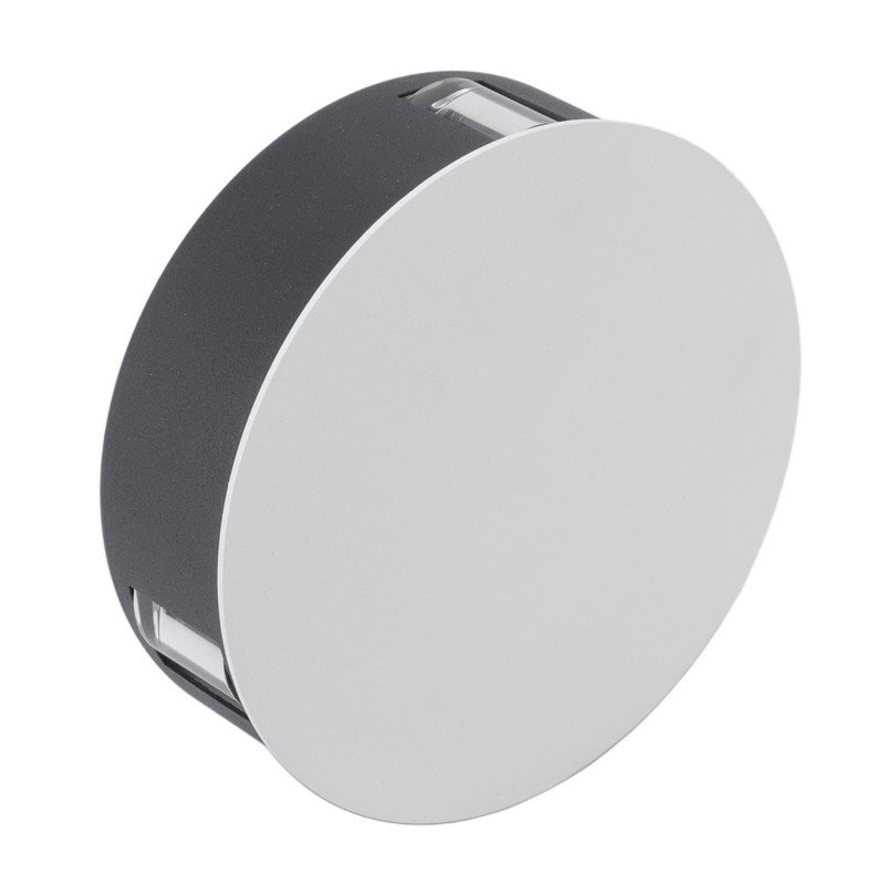 Wall Light Round Shape Aluminum Alloy 3 Beams Modern Wall