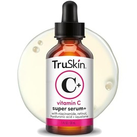 Vitamin C-Plus Super Serum, Anti Aging Anti-Wrinkle Facial Serum with Niacinamide, Retinol, Hyaluronic Acid, and Salicylic Acid                       