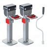 2-Pack Heavy-Duty Trailer Tongue Jack & RV Jack - Carbon