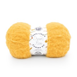 Lion Brand Yarn Feels Like A Dream, Soft Yarn for Knitting and Crochet, Sunflower, 1 Pack