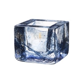 Kosta Boda Brick Votive, Blue