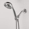 Aqua Vista 4.5-in. Polished Handheld Shower Head with 6 Spray