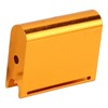 2pcs Leather Edge Slicker Gold Silver Aluminium Alloy Leather Trimming
