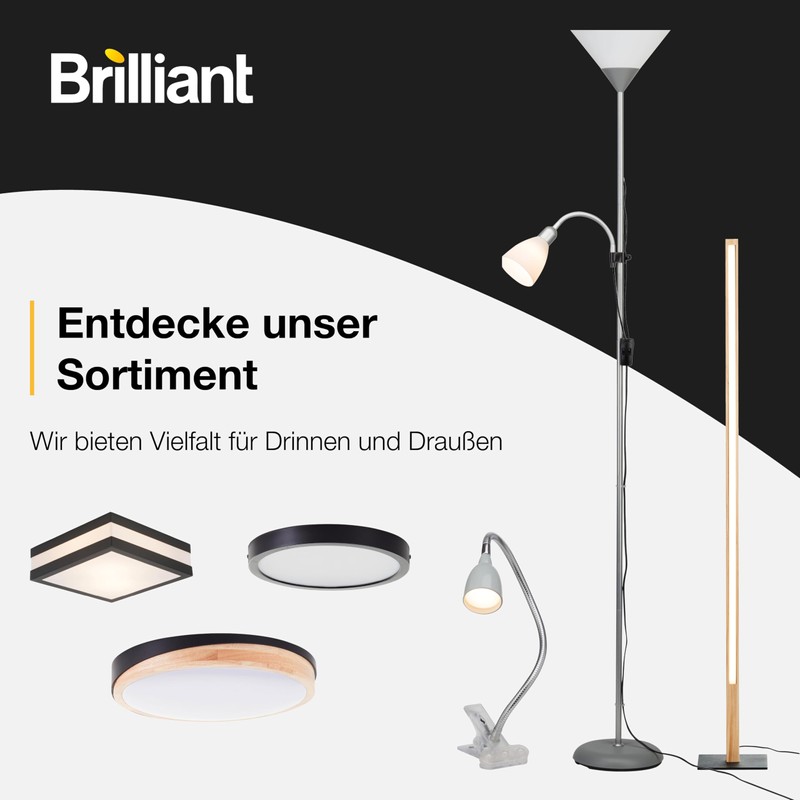 Brilliant Neele LED Floor Lamp, 150 cm, Digital RGB, Music
