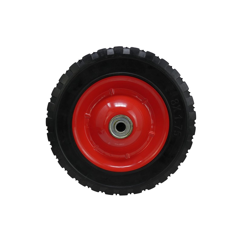 Shepherd Hardware 8" Semi-Pneumatic Replacement Wheel – Diamond Tread Rubber