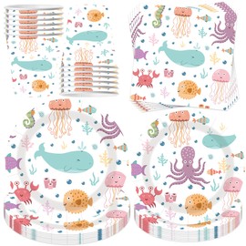 Party Tableware Set, Birthday Decoration, Birthday Party Tableware, Paper Plates Children's Birthday Decoration