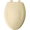 Bemis 1200SLOWT 341 Slow Sta-Tite Elongated Closed Front Toilet Seat, Cream, Jersey Creme