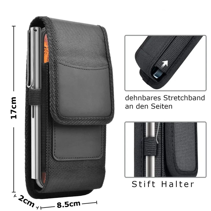 Vertical Hip Belt Bag Suitable for Cubot Kingkong 9 8