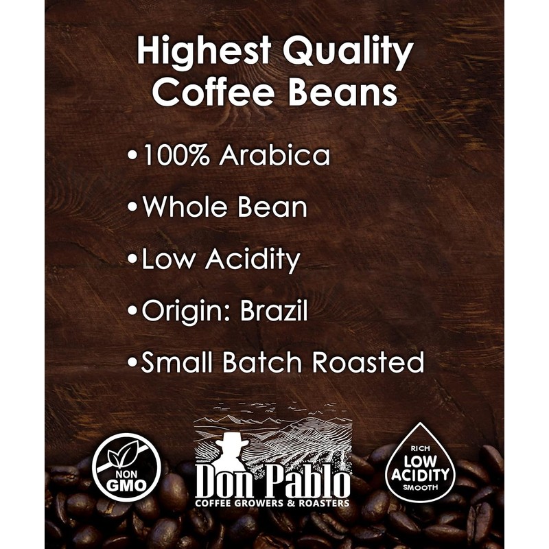 5LB Don Pablo Gourmet Coffee - Brazil Cerrado - Medium