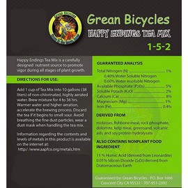 Happy Endings Compost Tea Mix (23 lbs) Concentrated All Purpose Organic Plant Nutrients - Indoor and Outdoor Plant Food