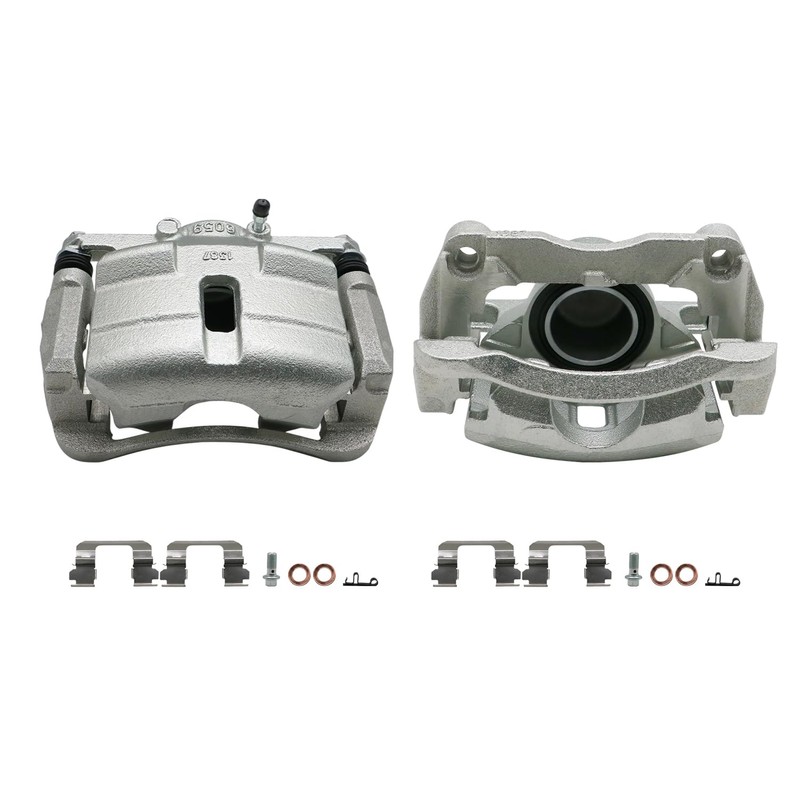 Chefull Front Left Right Brake Calipers With Bracket Fits for