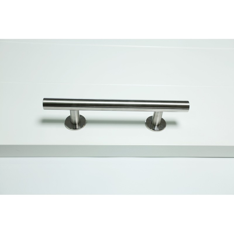 Sliding Barn Door Handle and Flush Pull Set-Brushed Nickel Wood