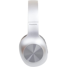 Panasonic RB-HX220BDES Wireless Headphones, Over Ear Earphones With Ergonomic Fit, Extra Bass, Up to 23 Hours Playtime, Fast & Easy Connection and Folding Design, Silver