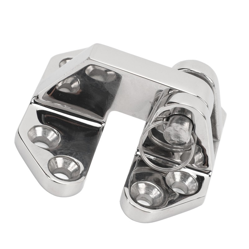 Marine Hinge 316 Stainless Steel Mirror Polished Rust Resistant Deck