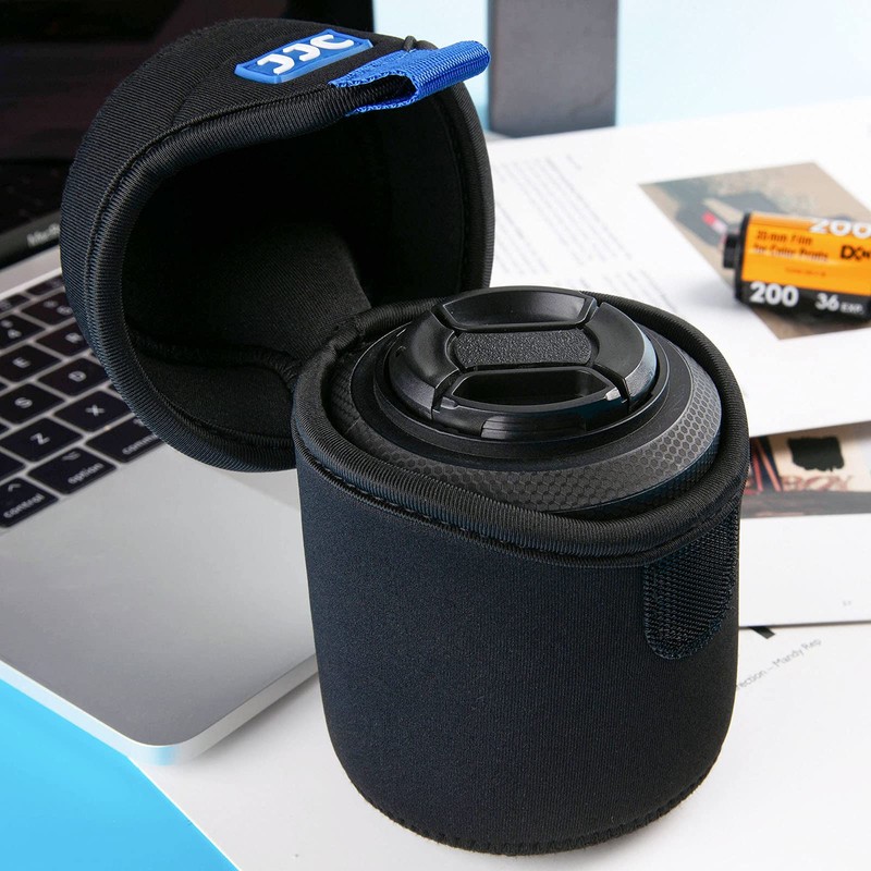 JN- Lens Pouch, Black, Casual