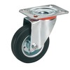 Dörner + Helmer 711142 Solid Rubber Castor Wheel with Roller