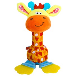 HUADADA Sonajeros suaves para bebés, juguetes de agarre para el desarrollo infantil, juguetes de aprendizaje sensorial con mordedor, sonidos para bebés, de 3 a 6, 9 a 12 meses de edad