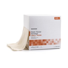 McKesson Spandagrip Cotton-Poly Blend Elastic Tubular Support Bandage Beige NonSterile Size J 6-3/4 Inch X 11 Yard 1 Ct